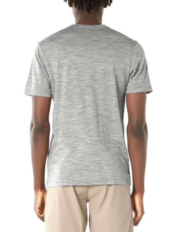 Icebreaker Tech Lite SS Crewe Icebreaker Wordmark - Men's