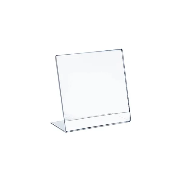 Azar Displays 112718 8x22 W x 10x22 H Vertical L-Shaped Sign Holder (10 Pack)