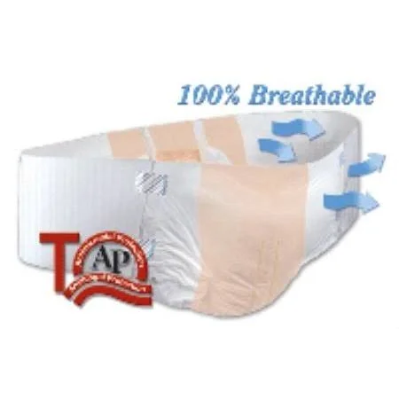 Air Plus Bariatric Brief - 70-106 inch, Peach, Max Absorbency-Case of 32
