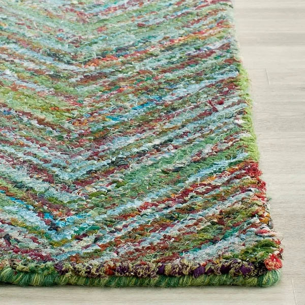 Safavieh Nantucket NAN141C 2&6x22 x 4&0x22 Blue, Multi Area Rug