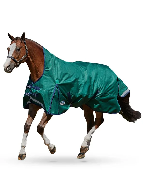 Weatherbeeta ComFiTec Plus Dynamic, High Neck, Lite, Hunter/Navy