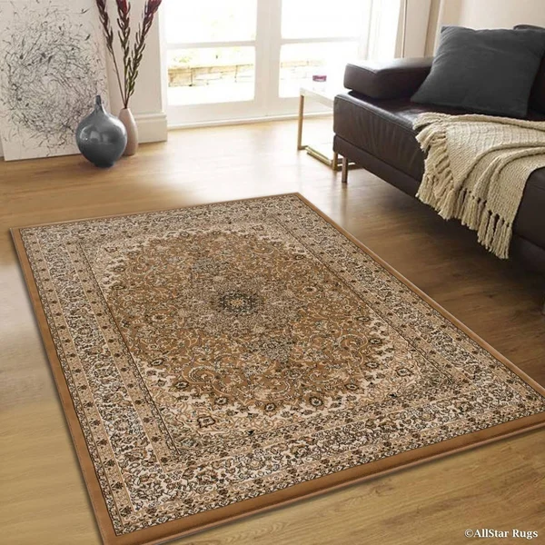 Allstar Beige/ Berber Dense High Pile Persian Rug - 9& 3x22 x 6& 6x22