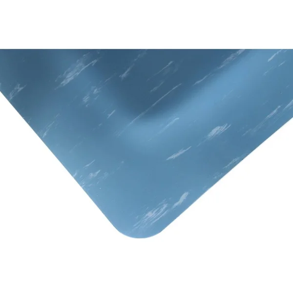 Rhino Anti-Fatigue Mats Marbleized Tile Top Anti-Fatigue Blue 3 ft. x 24 ft. x 1/2 in. Vinyl Commercial Mat