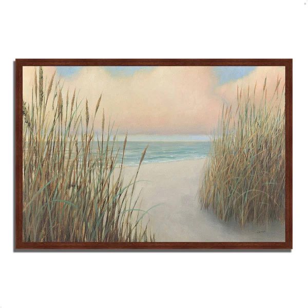 Beach Trail I by James Wiens, 59x22 x 40x22 Framed Painting Print, Bronze