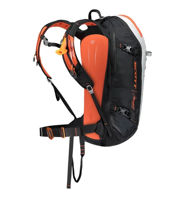 Scott Patrol E1 30 Black - Tangerine AIRBAG Backpack