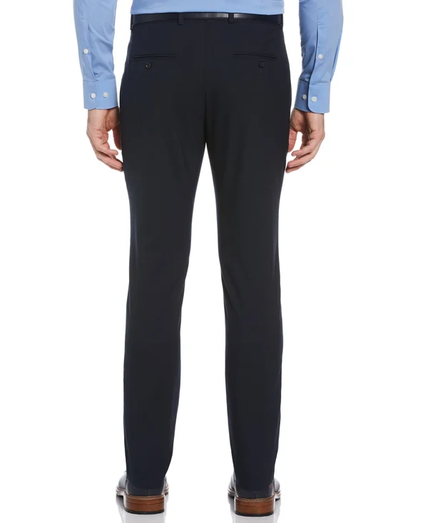 Perry Ellis Men's Very Slim Knit Dress Pants Azure Blue 30x30 Nwt