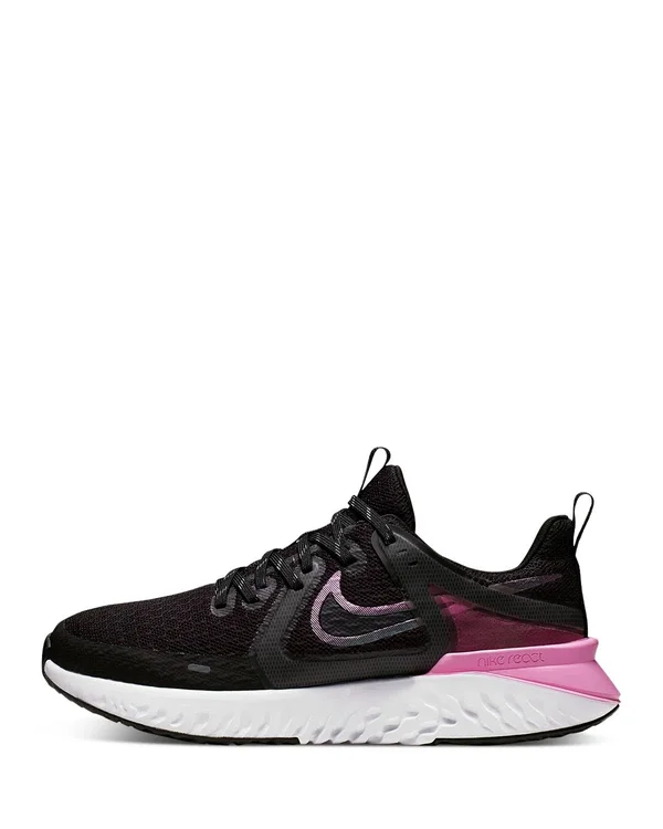 Nike Legend React 2 Black/Pink Women's Running Shoes - Size: 7.5
