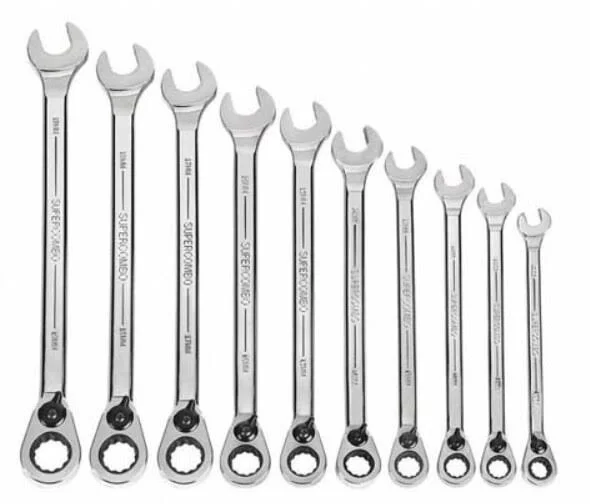 Snap-On Industrial Brands Mws-10Rcu Combo Wrench Set - revrsbl, 10 Pcs, 10