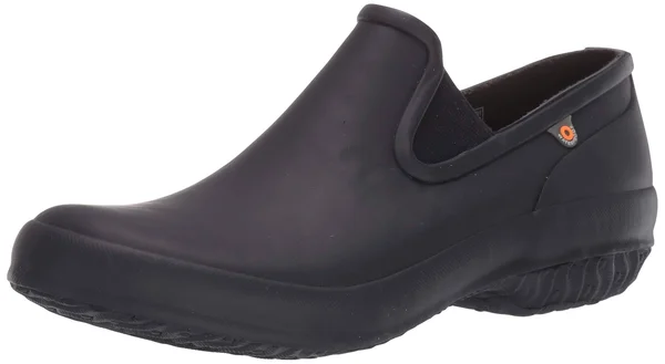 Bogs Boots Patch Slip on Women's Garden Shoes Black Multi Size 7