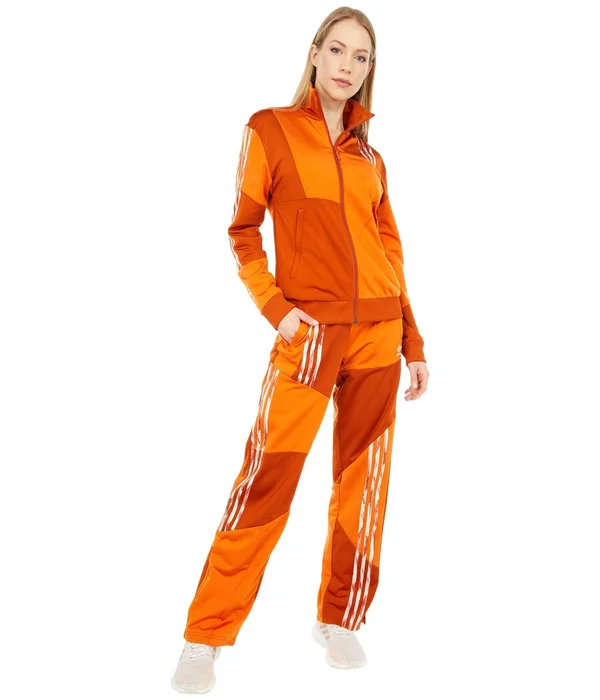 Adidas Womens DC Firebird Track Top - Orange Size Xs