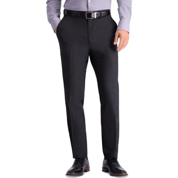 Kenneth Cole Reaction Stretch Textured Weave Slim Fit Dress Pants