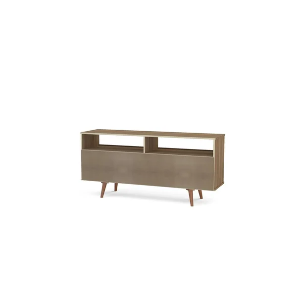 Fava 59 in. TV Stand - Light Brown - Polifurniture - 401607810001