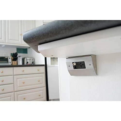 Hubbell TradeSelect Metal Under Cabinet/Counter Power Distribution GFCI Fit Box RU200W
