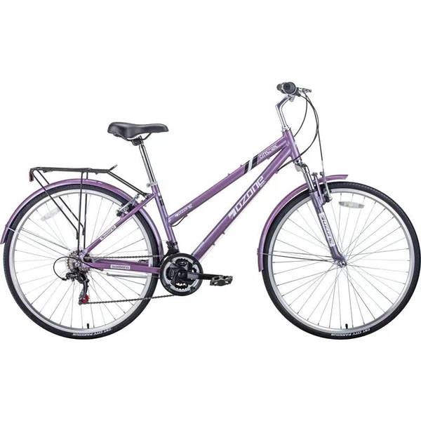 Ozone 500 Women's 700c Midtown Hybrid Bike Purple, 700cc - Women's Bikes at Academy Sports
