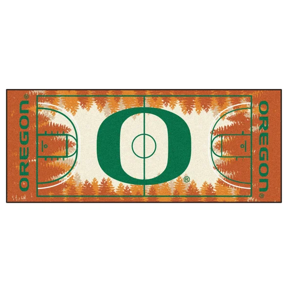 Oregon Basketball Court Runner 30x22x72x22
