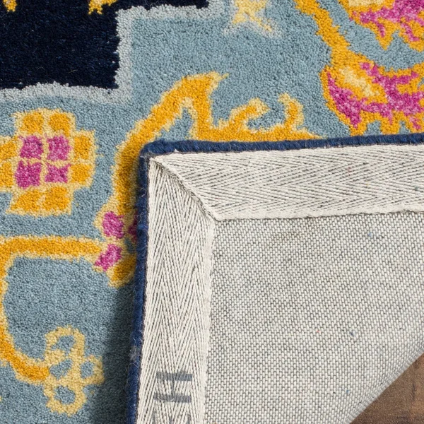Safavieh Bellagio Blg506c Navy Blue - Multi 5& x 8& Area Rug