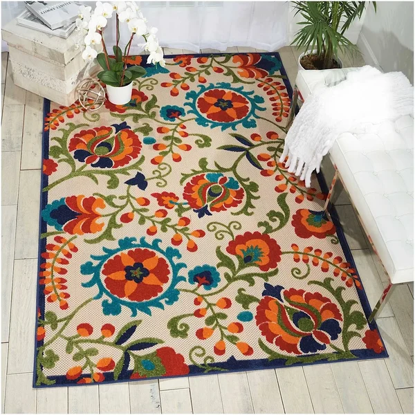 Nourison Aloha Country & Floral Area Rug Collection - 3&6x22x5&6x22 99446376565
