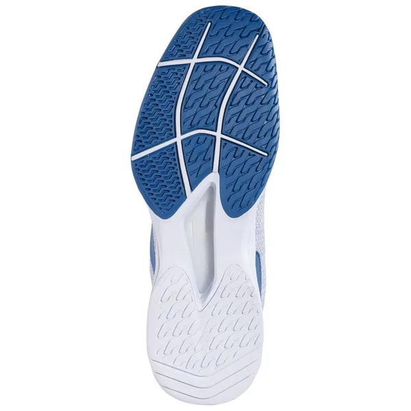 Babolat Men's Jet Tere Tennis Shoes White and Blue - White, 11