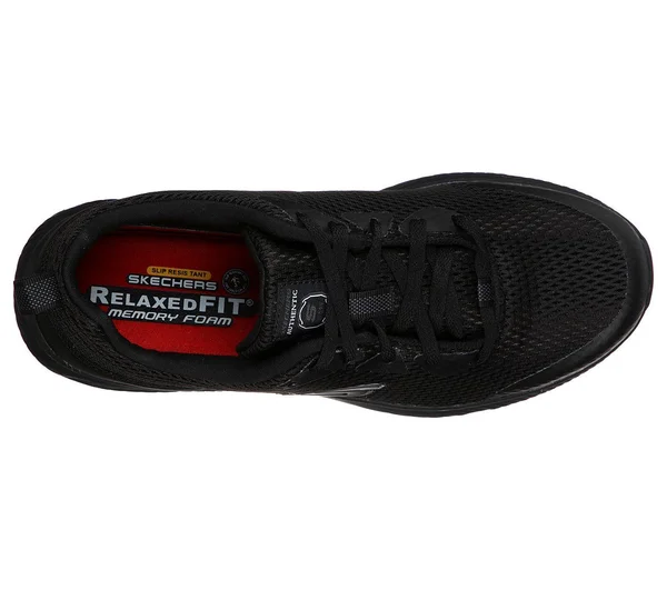 Skechers Men's Work Relaxed Fit Dyna-Air SR Work Shoe, Black