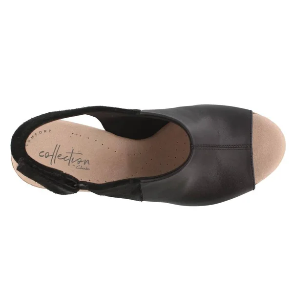 Women's Clarks Lafley Jess Slingback, Size: 9, Black