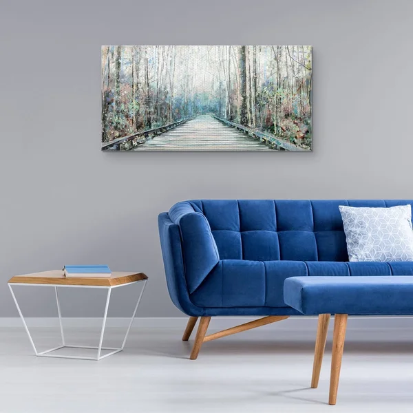 Masterpiece Art Gallery Summer Journey Forest Path by Studio Arts Canvas Art Print, Size: 17 inch x 34 inch