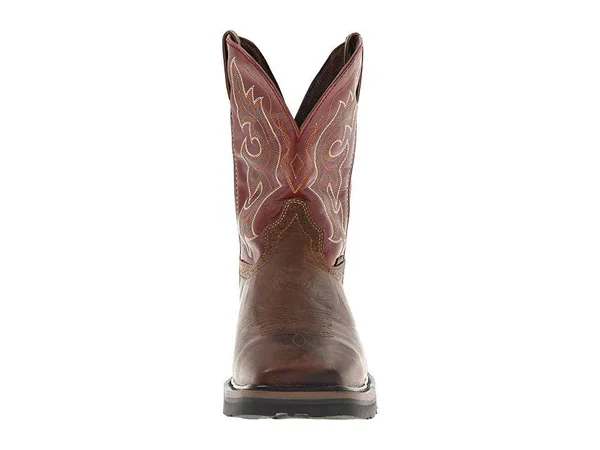 Justin Hybred Red Work Boots - Composition Toe