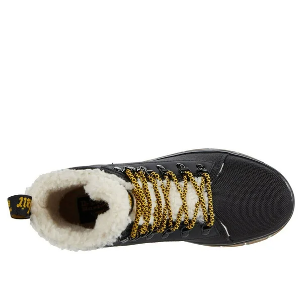 Dr. Martens Combs Fur Lined Women's Boot (Black - Size 9 - Nylon)