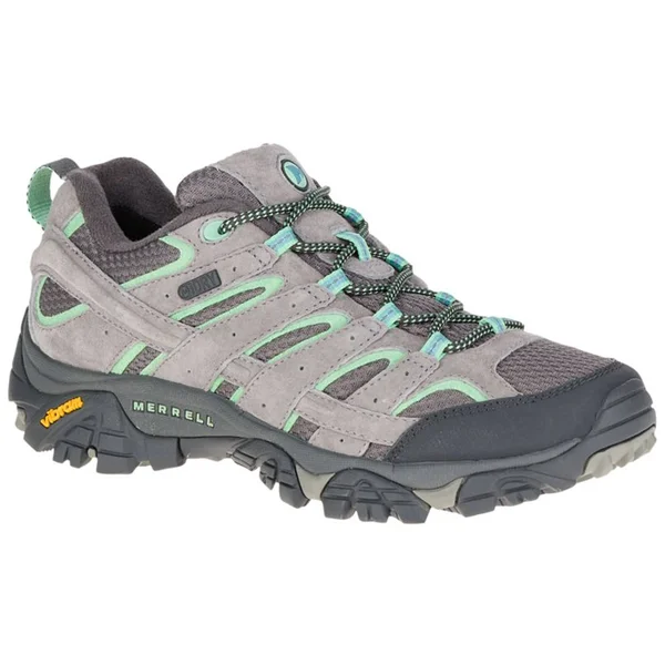 Merrell Moab 2 Waterproof Wide 7.5, Drizzle/Mint (Women's)