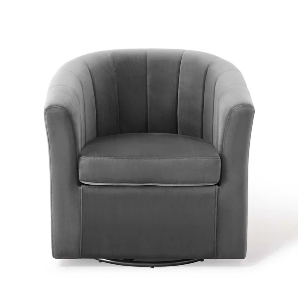 Modway Prospect Performance Velvet Swivel Armchair - Pink