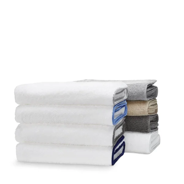 Matouk Cairo Bath Towel - White/Smoke