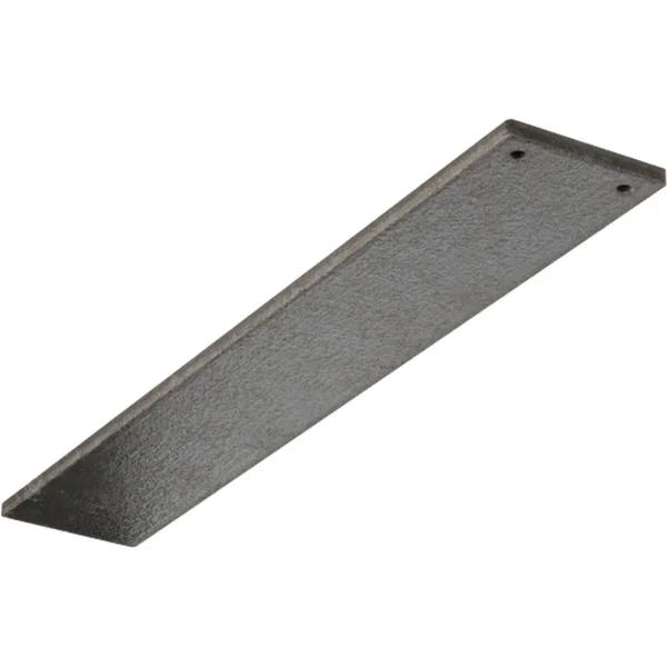 Ekena Millwork BKTM03X18LOAWS 3x22W x 18x22D Logan Hidden Support Steel Bracket w/ 14x22 Support Depth - Antiqued Warm Silver