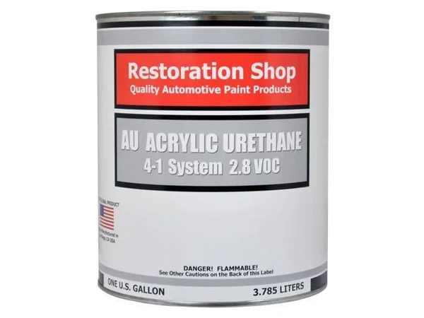 Cosmic Blue Pearl Acrylic Urethane Single Stage Car Auto Paint Complete Gallon Kit - Restoration Shop