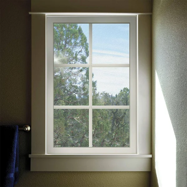 JELD-WEN 29.5 in. x 29.5 in. V-2500 Series White Vinyl Fixed Picture Window with Colonial Grids/Grilles THDJW141600016