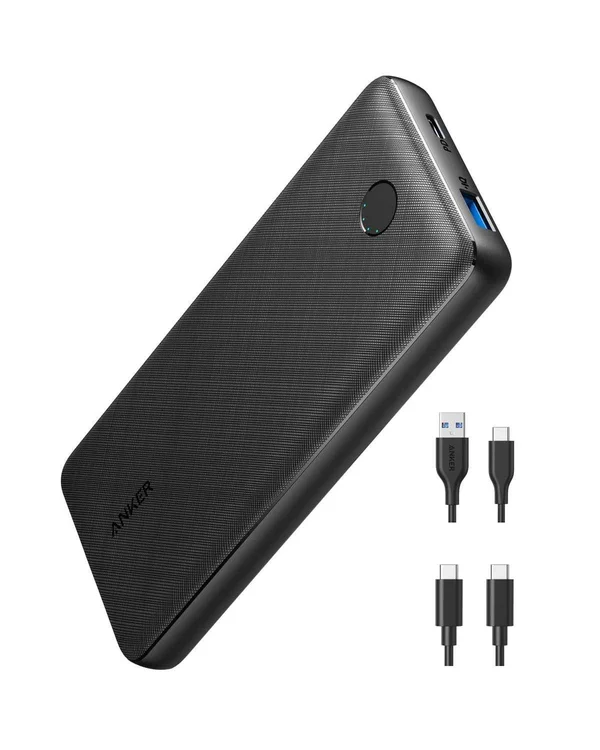 Anker Powercore Essential 20000 PD Portable Charger, 20000mAh USB-C Power Bank with 20W Power Delivery, Compatible with iPhone 1