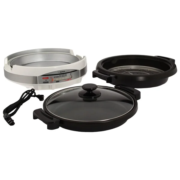 Zojirushi Gourmet d&Expert Stainless Electric Skillet - Black/White