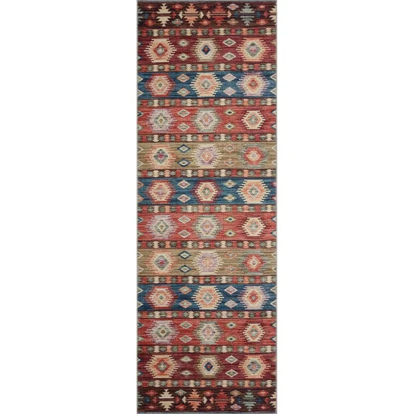 Alexander Home Escalante Southwestern Fiesta Area Rug - 2&6x22 x 7&6x22 - Fiesta/ Multi