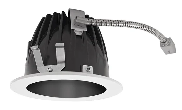 RAB Ndled6Rd-80Ynhc-B-W LED Trim Mod6 Round 80Deg 35K 90CRI Black Cone White Ring