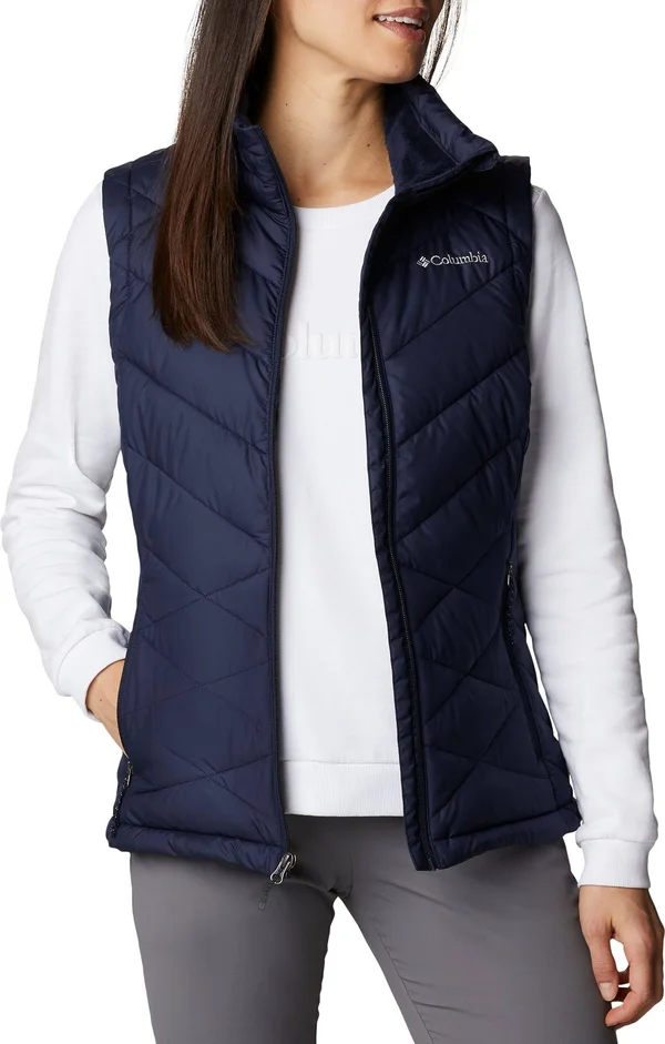 Columbia Women's Heavenly Vest, Dark Nocturnal, 2x