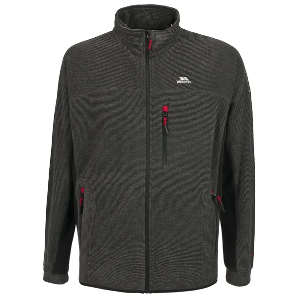 (S, Black) Trespass Mens Jynx Full Zip Fleece Jacket