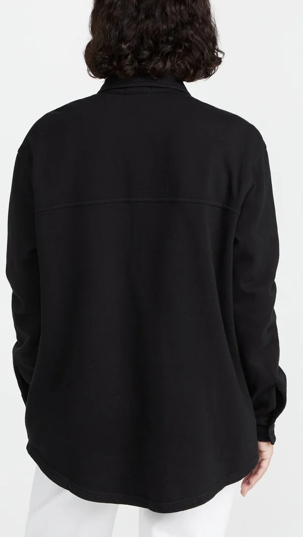 Good American Essentials Fleece Shacket