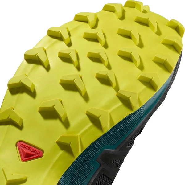 Salomon Men's Speedcross 4 Trail Running Shoes (Sulphur/Everglade/Black, 8)