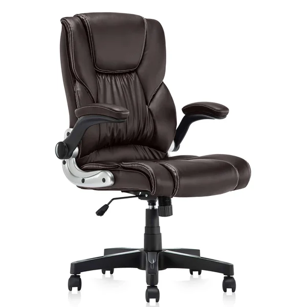 YAMASORO Leather Office High Back Computer Gaming Desk Chair Executive Ergonomic Lumbar SUPPORT, Brown