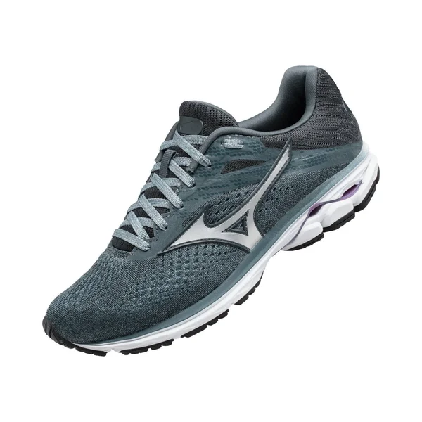 Women's Mizuno Wave Rider 23, 8.5, Citadel/Glacier Gray