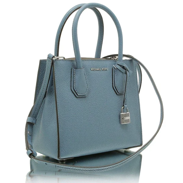 Michael Kors Studio Mercer Crossbody - Denim - 8.5 x 7.5 x 4