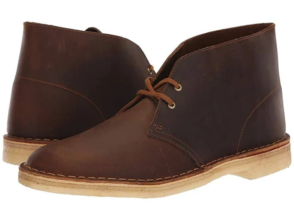 Clarks Men's Desert Boot - Beeswax Leather Size: 7.5 M