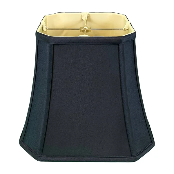 Royal Designs Square Cut Corner Bell Lamp Shade - Black, 5x10x8.75 - Single