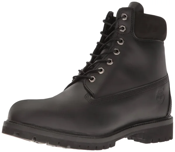Timberland Men's Black Leather 6-Inch Premium Boots