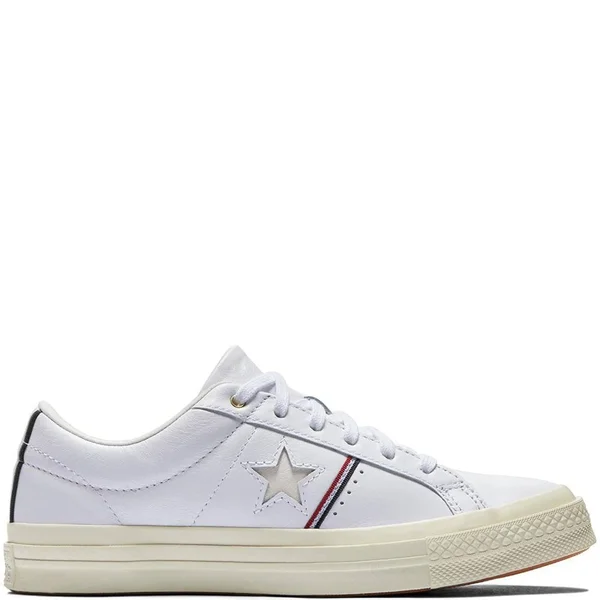 Converse One Star Ox White - Enamel Red & Egret