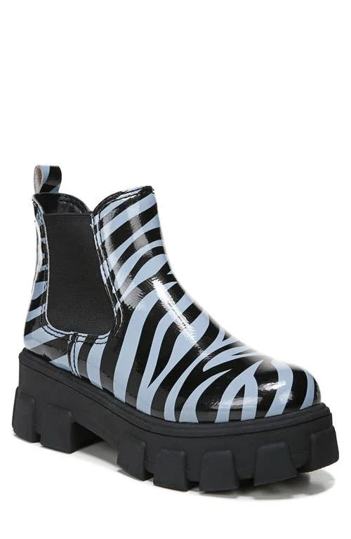 Circus by Sam Edelman Darielle Platform Chelsea Boot - Size 8.5 in Blue Fog at Nordstrom