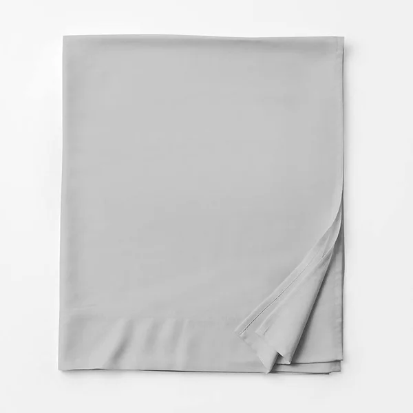 Legends Hotel Tencel Lyocell Sateen Flat Sheet - Sterling - Gray, Size King, The Company Store